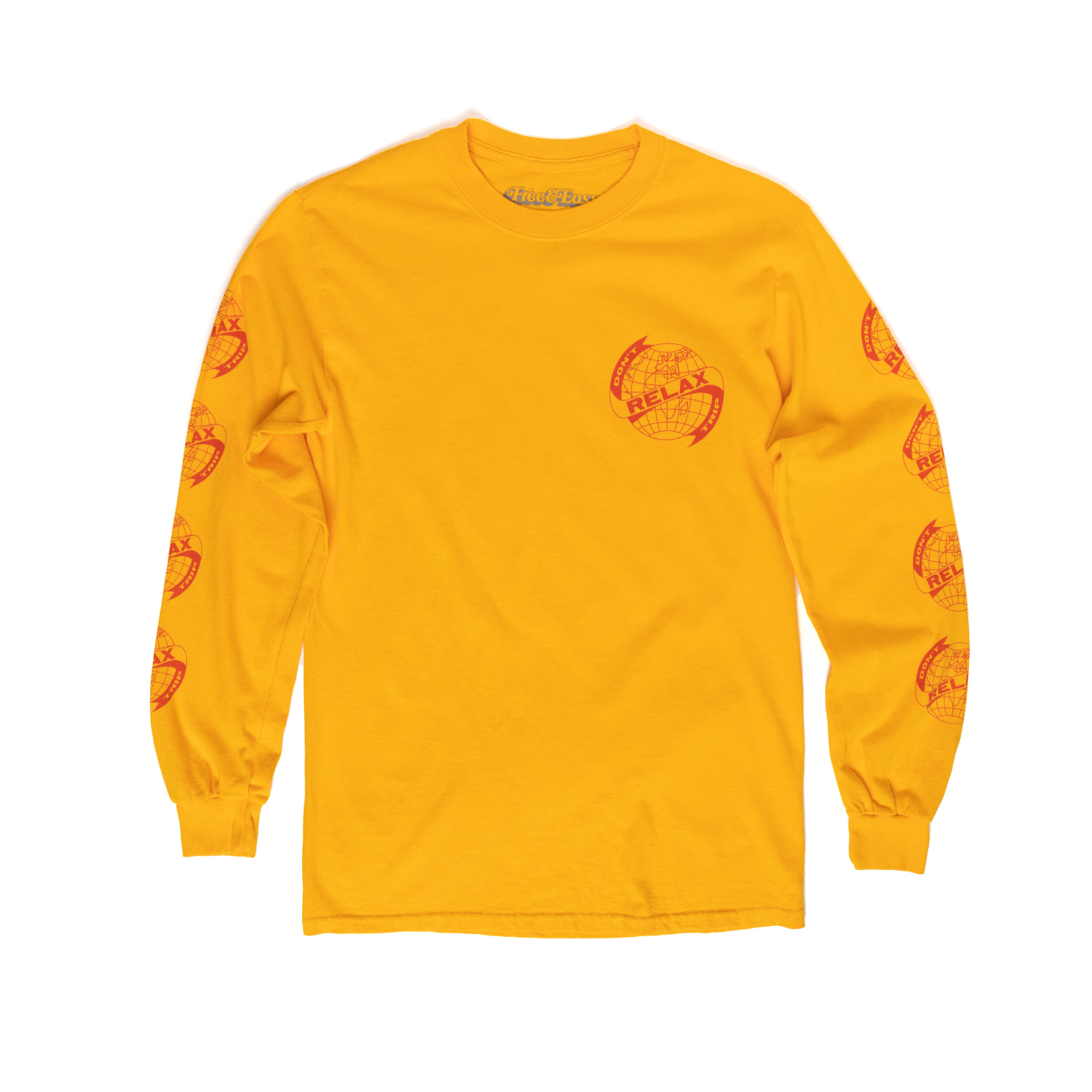 Relax Worldwide LS Tee &quot;GOLD&quot; 