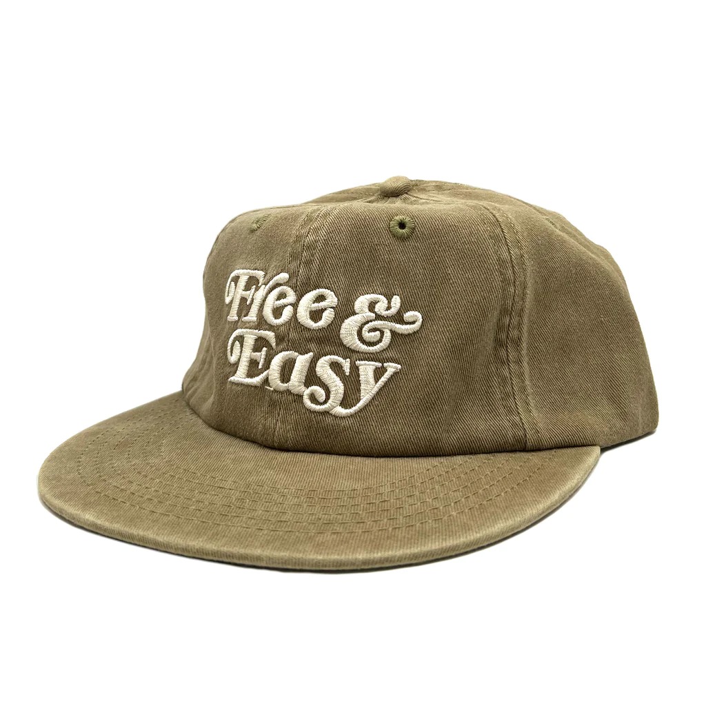 Free &amp; Easy Washed Hat &quot;FADED MOSS&quot; 
