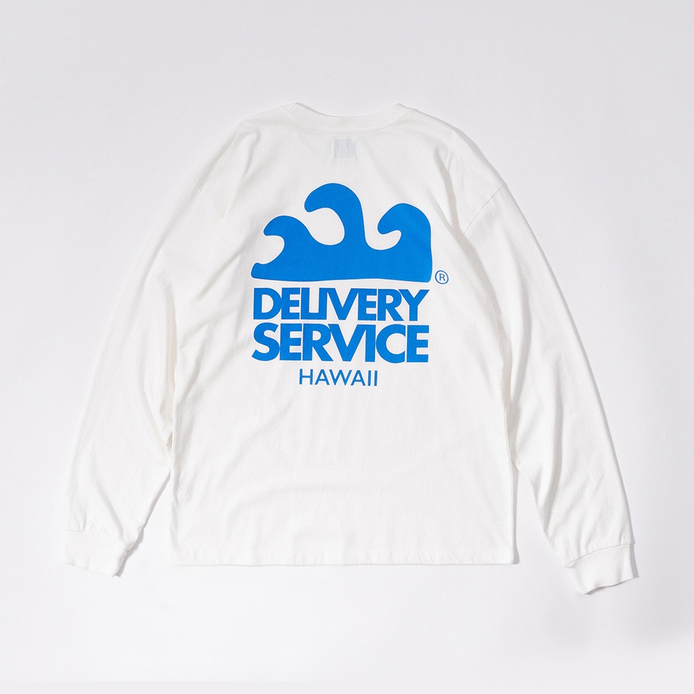 W.D.S HAWAII WAVE L/S T-SHIRT (OFF WHITE)