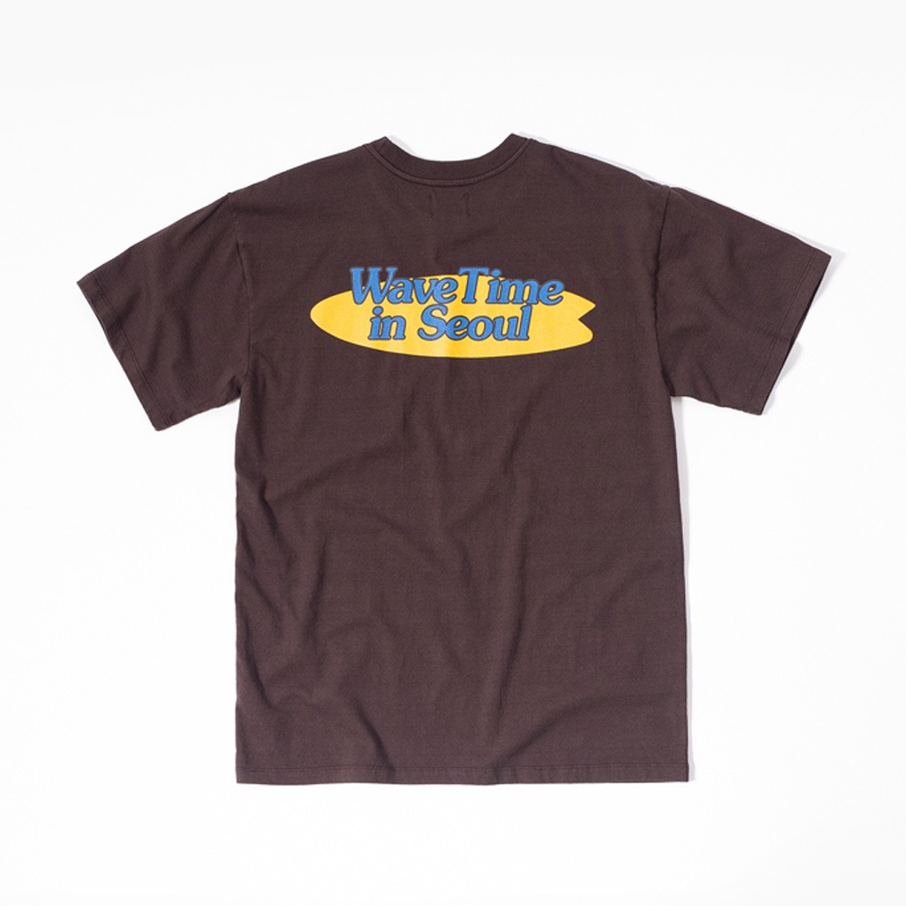WAVE TIME IN S(E)OUL T-SHIRT (NUT BROWN)(예약배송 3월 25일 이후 순차출고)
