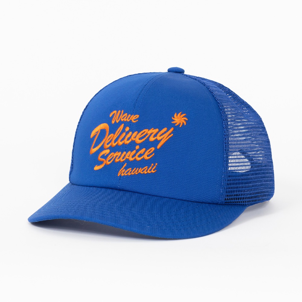 WAVE DELIVERY SERVICE TRUCKER HAT (MIDNIGHT BLUE)